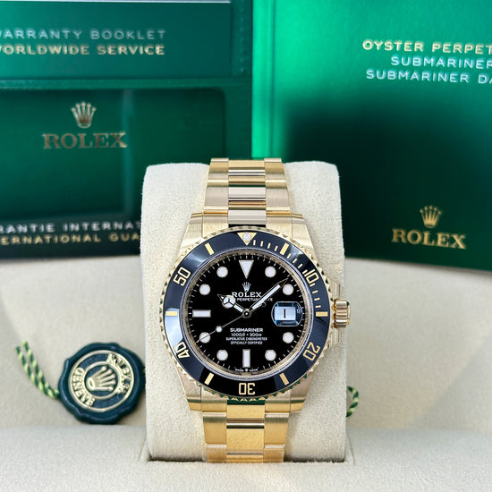 Rolex Replica Watch Submariner Date, 18k Yellow Gold, 41mm, 126618ln-0002