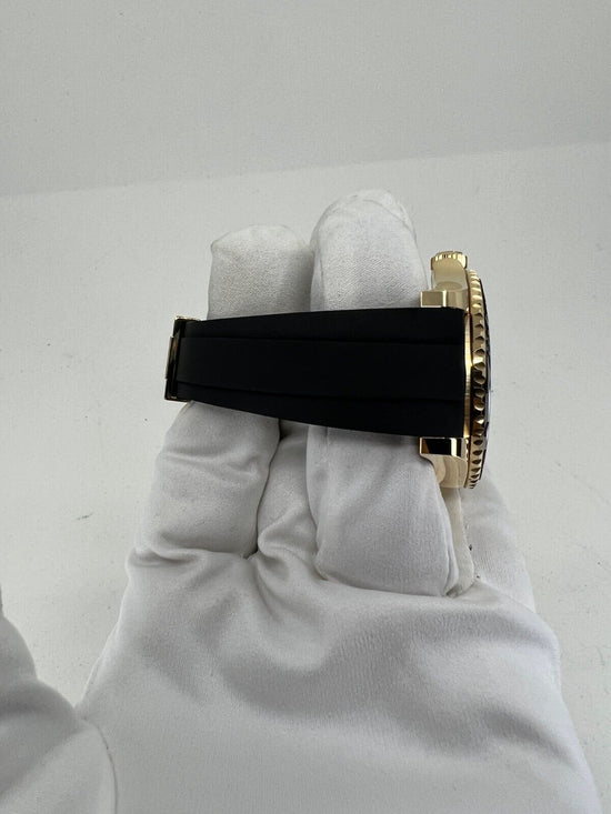 Rolex Replica Watch Yacht-Master 42mm, 18k Yellow Gold, Black Dial, 226658-0001