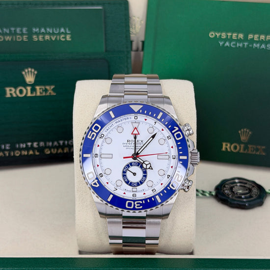 Rolex Replica Watch Yacht-Master II, Oystersteel, 44mm, White dial, Oyster, 126680-0001