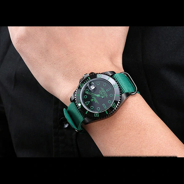Rolex Stealth Submariner Green Nylon Strap new59923