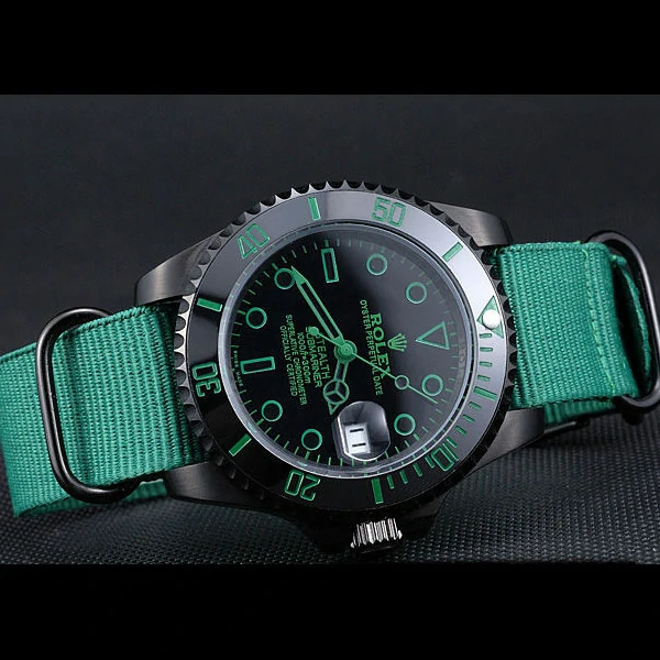 Rolex Stealth Submariner Green Nylon Strap new59923