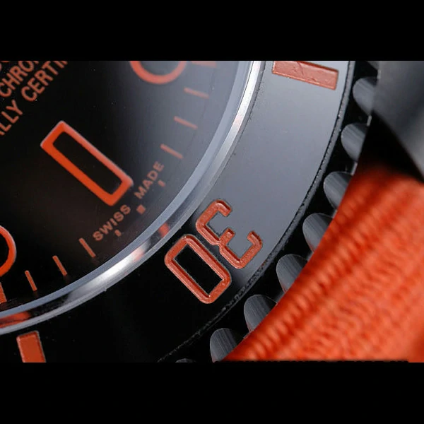 Rolex Stealth Submariner Orange Nylon Strap new59925