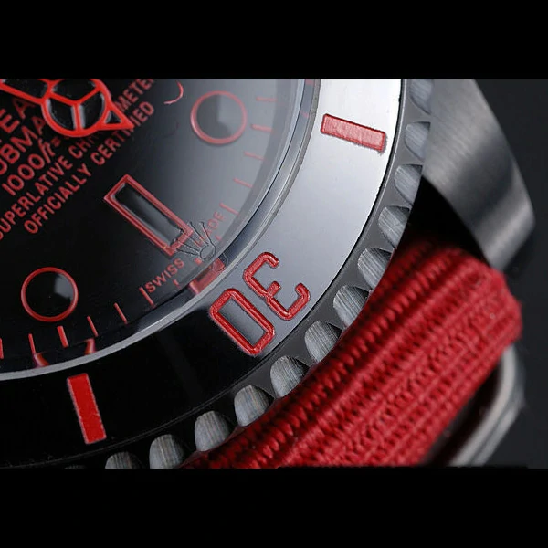 Rolex Stealth Submariner Red Nylon Strap new59924