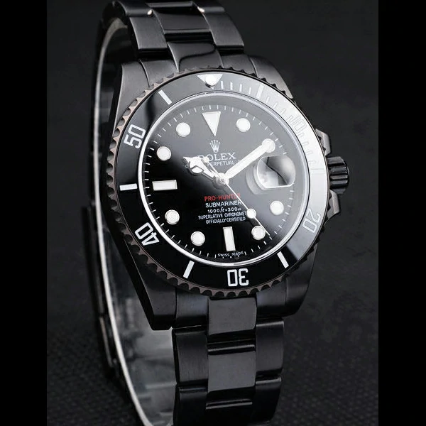 Rolex Submariner Pro Hunter Black Steel Strap Black Dial new58152