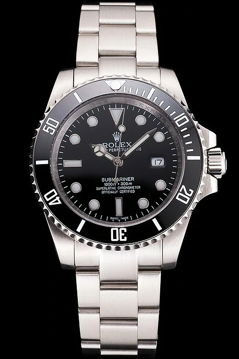 Rolex Submariner Small Date Black Dial And Bezel Stainless Steel Case And Bracelet new121625