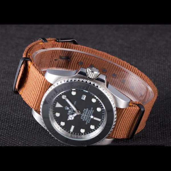 Rolex Submariner STEALTH MK III Brown Fabric Band new59472