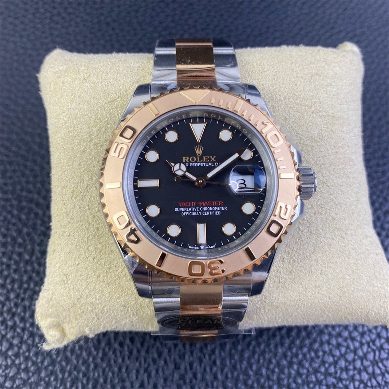 Rolex Yacht-Master Black Dial – 40mm Replica