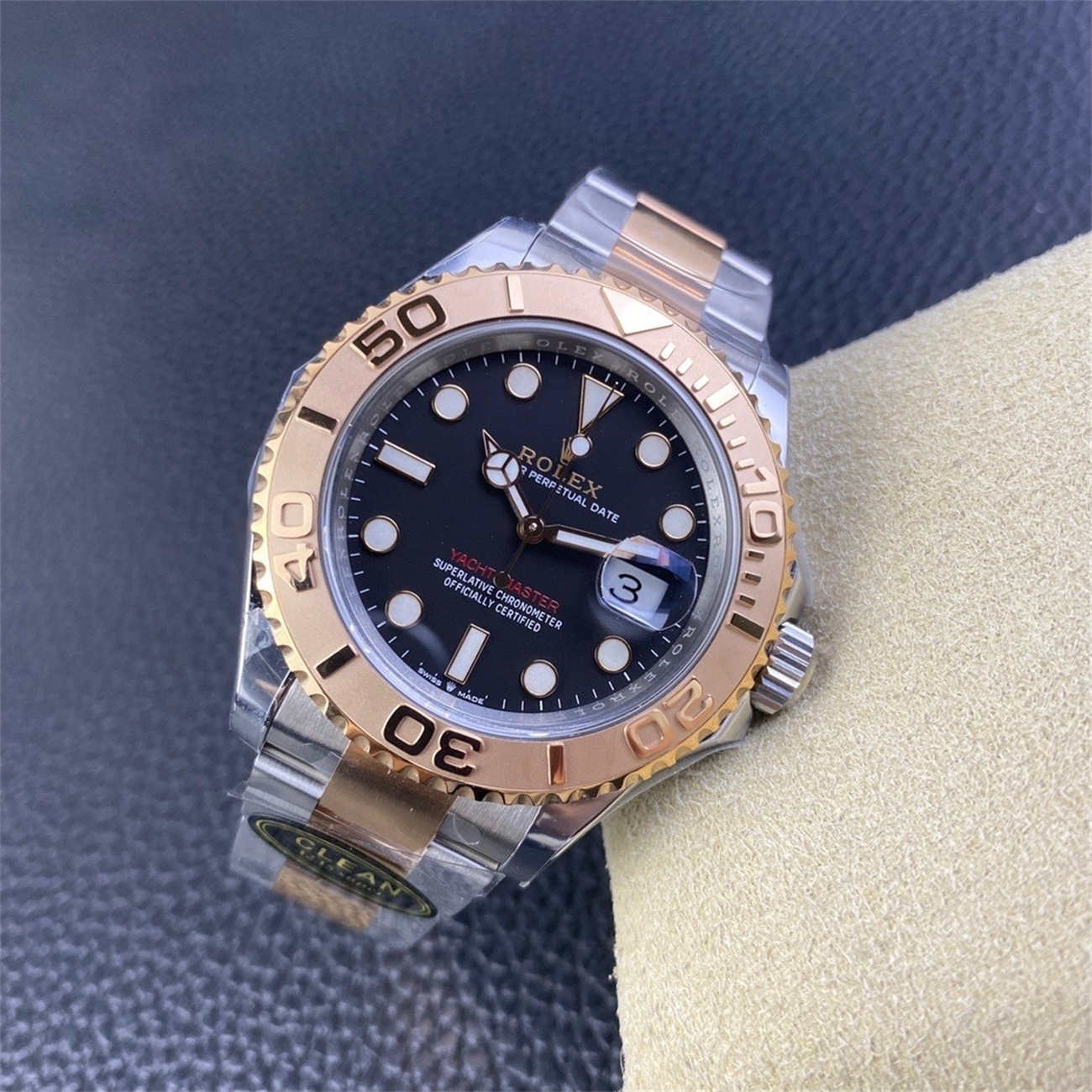 Rolex Yacht-Master Black Dial – 40mm Replica