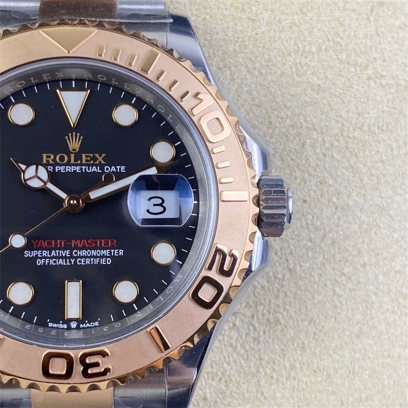 Rolex Yacht-Master Black Dial – 40mm Replica
