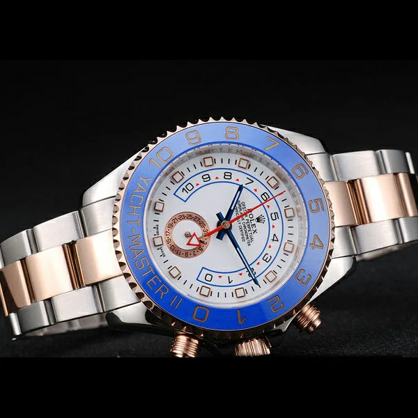 Rolex Yachtmaster Blue Ceramic Bezel White Dial Tachymeter new58733
