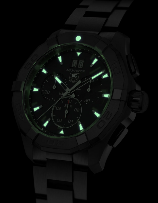 TAG Heuer Aquaracer Chronograph, 43mm, Stainless Steel, CAY1110.BA0927