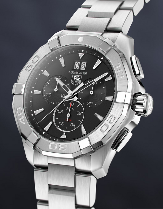 TAG Heuer Aquaracer Chronograph, 43mm, Stainless Steel, CAY1110.BA0927