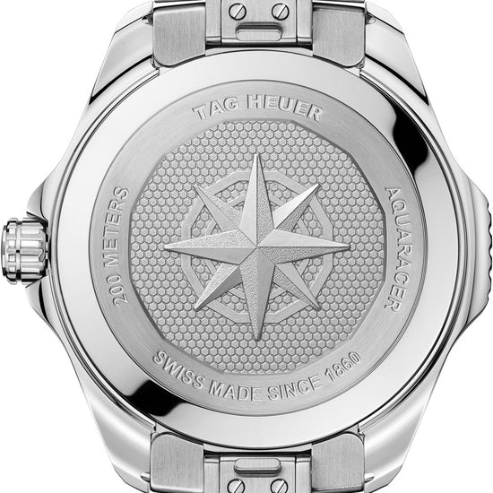 TAG Heuer Aquaracer Professional 200 Solargraph, Solar Quartz, Stainless Steel, 40mm, WBP1117.BA0047