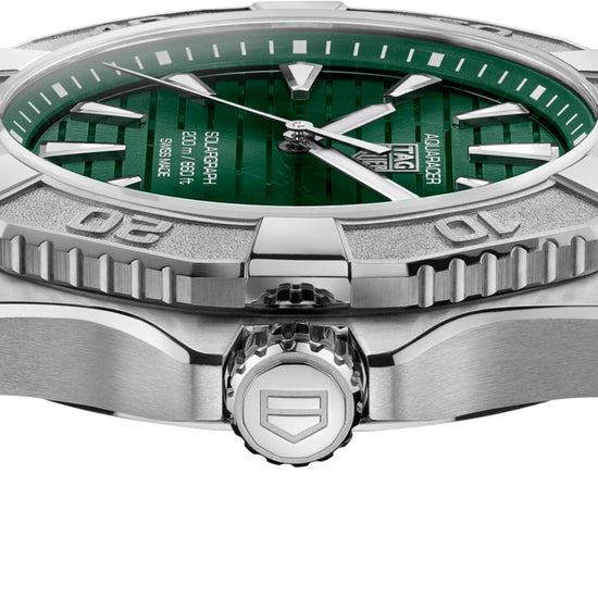 TAG Heuer Aquaracer Professional 200 Solargraph, Solar Quartz, Stainless Steel, 40mm, WBP1118.BA0047