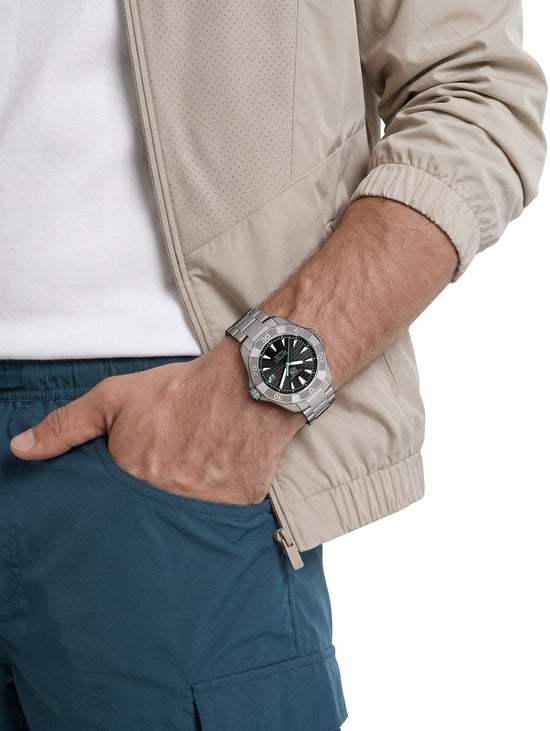 TAG Heuer Aquaracer Professional 200 Solargraph, Solar Quartz, Titanium, 40mm, WBP1184.BF0008