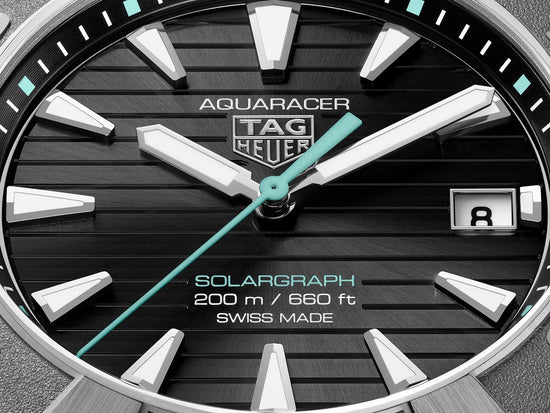 TAG Heuer Aquaracer Professional 200 Solargraph, Solar Quartz, Titanium, 40mm, WBP1184.BF0008