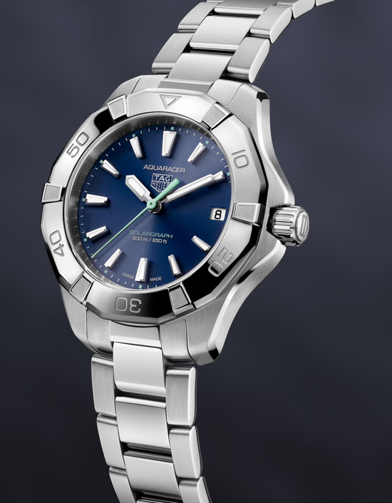 TAG Heuer Aquaracer Professional 200 Solargraph, Stainless Steel, 34mm, WBP1311.BA0005