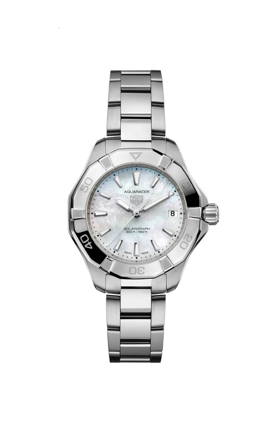 TAG Heuer Aquaracer Professional 200 Solargraph, Stainless Steel, 34mm, WBP1312.BA0005