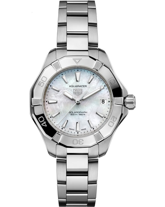 TAG Heuer Aquaracer Professional 200 Solargraph, Stainless Steel, 34mm, WBP1312.BA0005