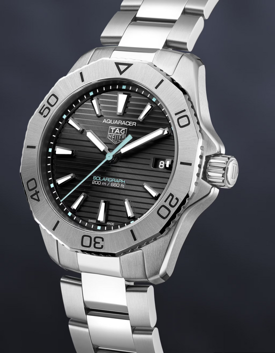 TAG Heuer Aquaracer Professional 200 Solargraph, Stainless Steel, 40mm, WBP1114.BA0000