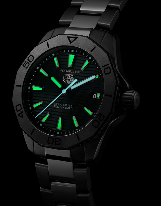 TAG Heuer Aquaracer Professional 200 Solargraph, Stainless Steel, 40mm, WBP1114.BA0000