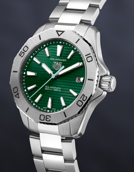 TAG Heuer Aquaracer Professional 200 Solargraph, Stainless Steel, 40mm, WBP1115.BA0000