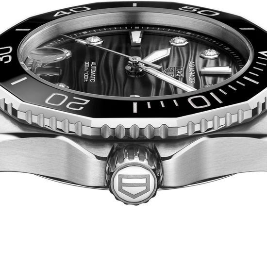 TAG Heuer Aquaracer Professional 300 Date, Stainless Steel, Ceramic and Diamonds, 36mm, WBP231R.BA0618