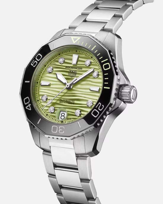 TAG Heuer Aquaracer Professional 300 Date, Stainless Steel set with Diamonds, WBP231L.BA0618