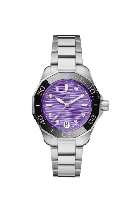 TAG Heuer Aquaracer Professional 300 Date, Stainless Steel set with Diamonds, WBP231M.BA0618