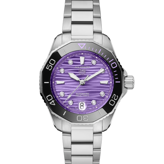TAG Heuer Aquaracer Professional 300 Date, Stainless Steel set with Diamonds, WBP231M.BA0618