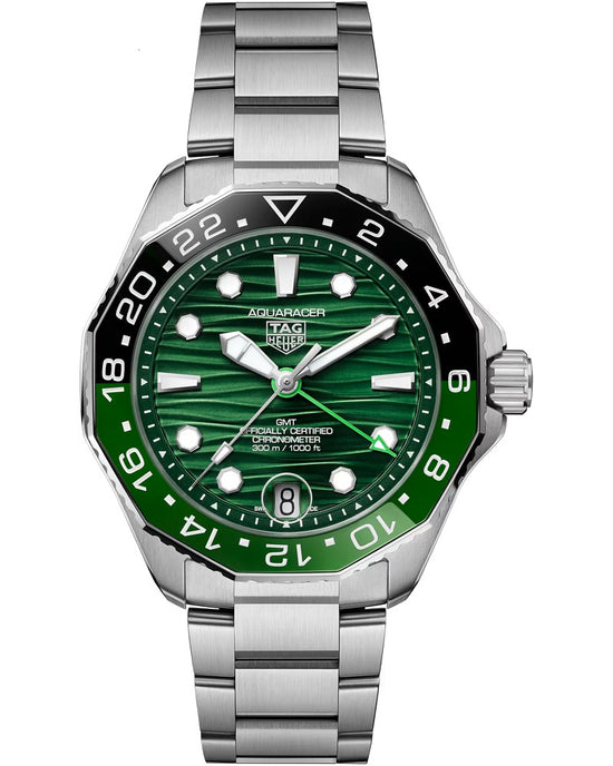 TAG Heuer Aquaracer Professional 300 GMT, Stainless Steel and Ceramic, 42mm, WBP5115.BA0013