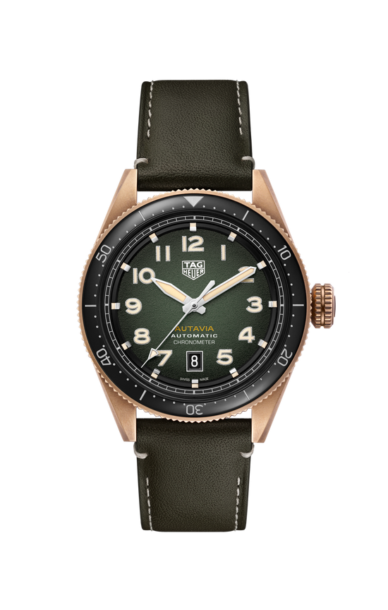 TAG Heuer Autavia Calibre 5 Chronometer, 42 mm, Bronze and ceramic, WBE5190.FC8268
