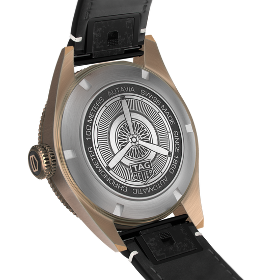 TAG Heuer Autavia Calibre 5 Chronometer, 42 mm, Bronze and ceramic, WBE5190.FC8268