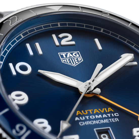 TAG Heuer Autavia COSC GMT, 42 mm, Stainless Steel and ceramic, WBE511A.BA0650