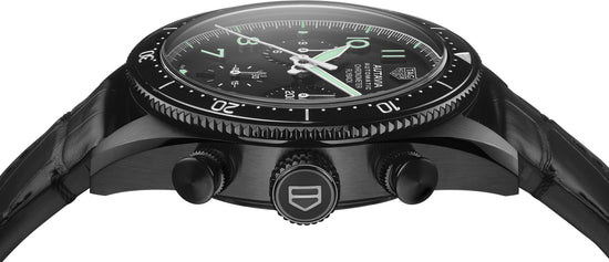 TAG Heuer Autavia Flyback Chronometer, 42 mm, Black DLC Stainless Steel and ceramic, CBE511C.FC8280