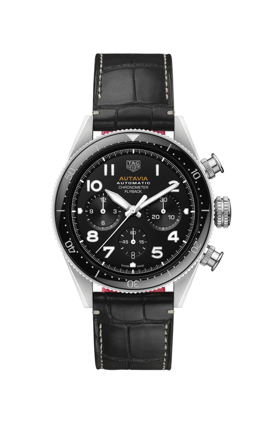 TAG Heuer Autavia Flyback Chronometer, 42 mm, Stainless Steel and ceramic, CBE511A.FC8279