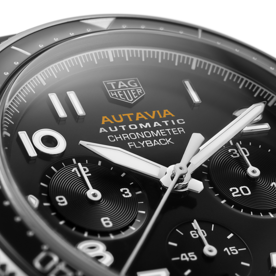 TAG Heuer Autavia Flyback Chronometer, 42 mm, Stainless Steel and ceramic, CBE511A.FC8279