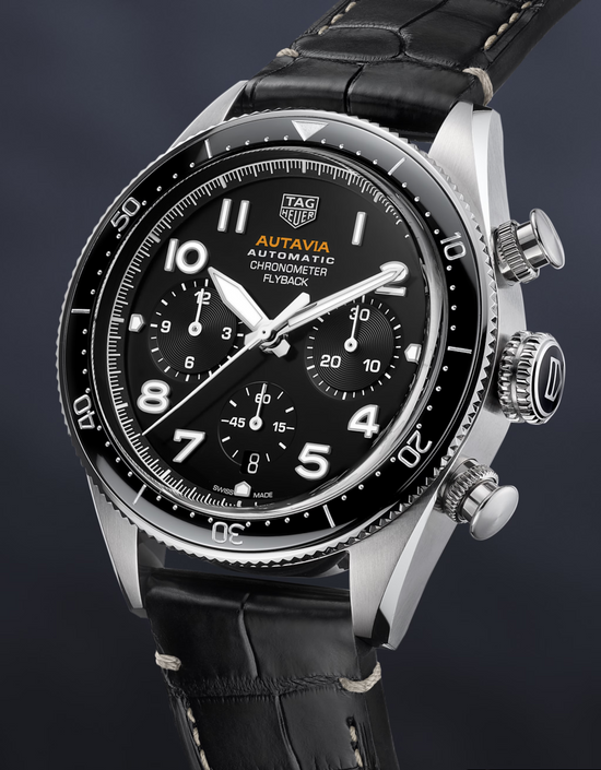 TAG Heuer Autavia Flyback Chronometer, 42 mm, Stainless Steel and ceramic, CBE511A.FC8279