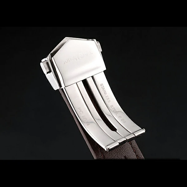 Tag Heuer Carerra Calibre 6 White Dial Stainless Steel Bezel Brown Leather Band new60057