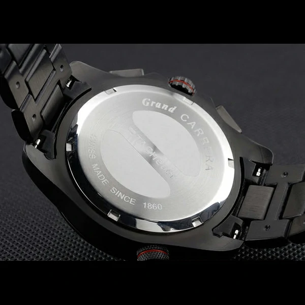 Tag Heuer Carrera Black Stainless Steel Case Black Dial new58748