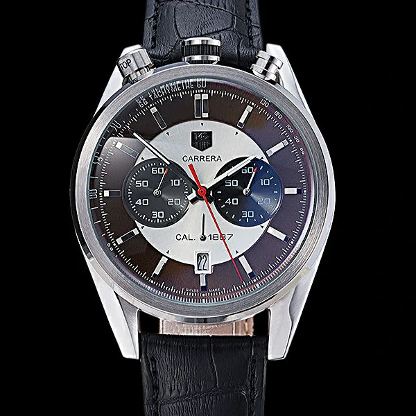 Tag Heuer Carrera Calibre 1887 Chronograph Black Strap new59971