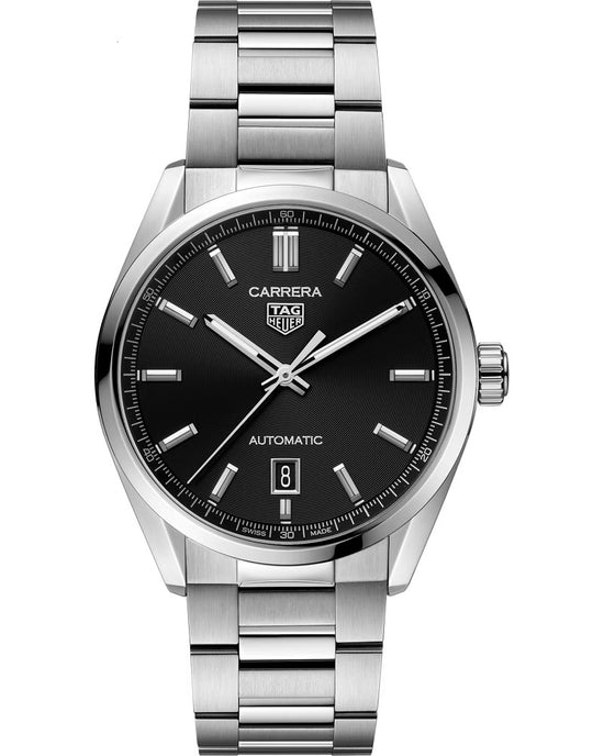 TAG Heuer Carrera Calibre 5 Date, Stainless Steel, 39mm, WBN2110.BA0639
