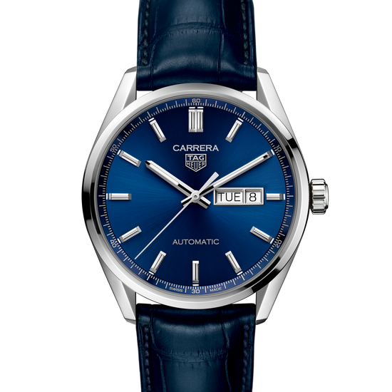 TAG Heuer Carrera Calibre 5 Day-Date, Stainless Steel, 41mm, WBN2012.FC6502