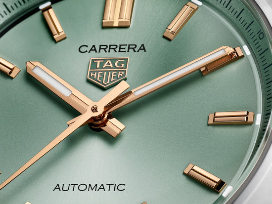 TAG Heuer Carrera Calibre 7 Date Automatic, Stainless Steel and 18k Rose Gold, 36mm, WBN2312.BA0001