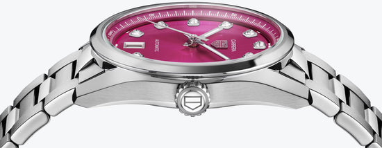 TAG Heuer Carrera Calibre 7 Date, Stainless Steel and Diamonds, 36mm, WBN2318.BA0001