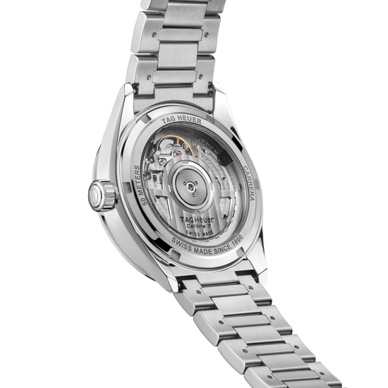 TAG Heuer Carrera Calibre 7 Date, Stainless Steel and Diamonds, 36mm, WBN2318.BA0001
