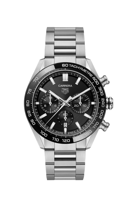 TAG Heuer Carrera Chronograph, Stainless Steel and Ceramic, 44mm, CBN2A1B.BA0643