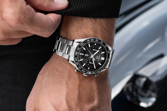 TAG Heuer Carrera Chronograph, Stainless Steel and Ceramic, 44mm, CBN2A1B.BA0643
