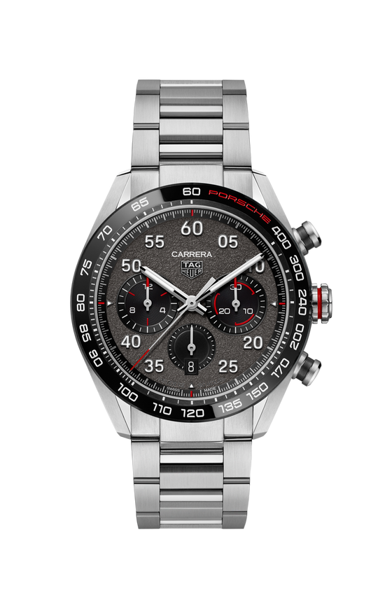 TAG Heuer Carrera Chronograph x Porsche, Stainless Steel, 44mm, CBN2A1F.BA0643