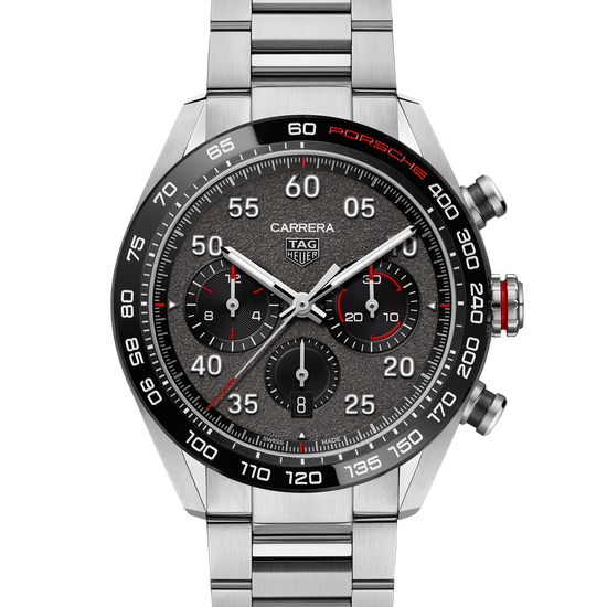 TAG Heuer Carrera Chronograph x Porsche, Stainless Steel, 44mm, CBN2A1F.BA0643